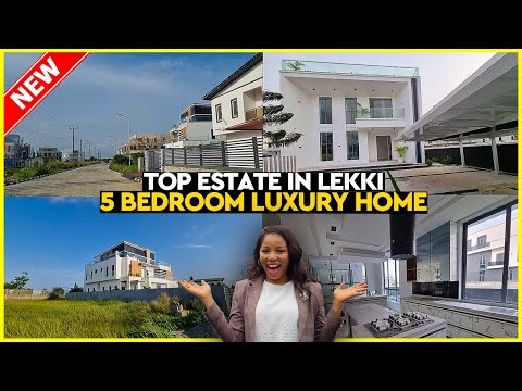 SECURE ESTATE IN OSAPA LEKKI | LAGOS NIGERIA | SMART LUXURY 5 BEDROOM HOME FOR SALE(FULLY AUTOMATED)