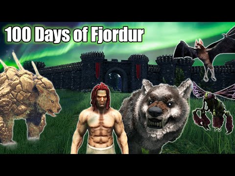 I Played 100 Days of Fjordur... Here is what happened | ARK: Survival Evolved