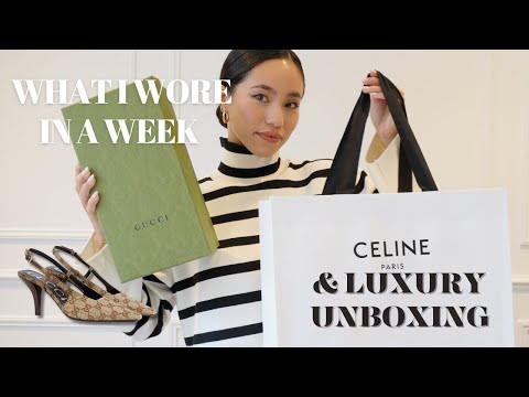 WHAT I WORE THIS WEEK, TRANSITIONAL AUTUMN OUTFITS & LUXURY UNBOXING