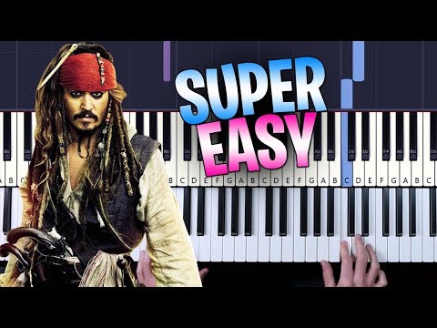 Pirates Of The Caribbean - He's A Pirate | Piano Tutorial For Complete Beginners