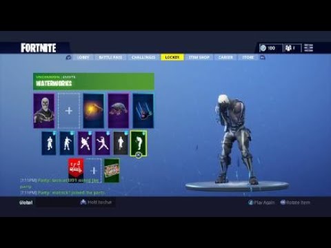 Fortnite- Showing My Skull Trooper before it releases :(