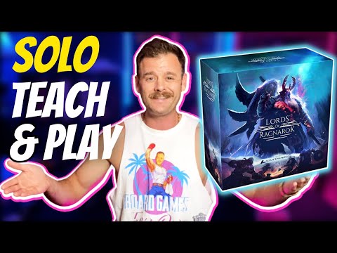 Learn to Play Lords of Ragnarok | Solo Board Game Playthrough