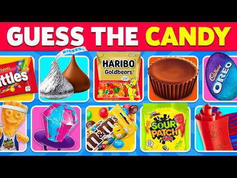 Guess The Candy 🍬 How Many of These Candies Do You Know? | Candy Quiz