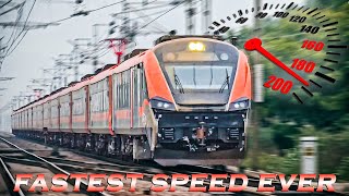 Vande Bharat Fastest Speed Ever Recorded🔥180kmph+ High-Speed Trials