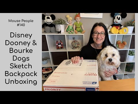 Disney Dooney & Bourke Dogs Sketch Backpack Unboxing #140