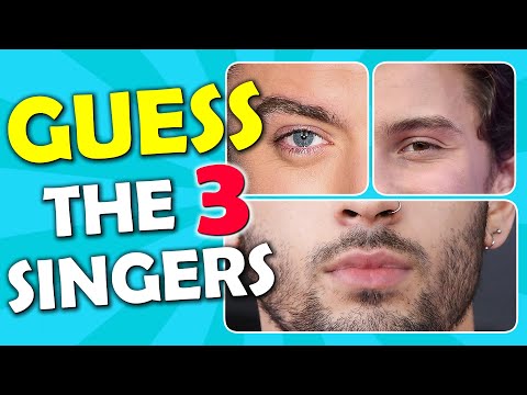 Can You Guess the 3 Singers? (Guess the Singers Quiz)