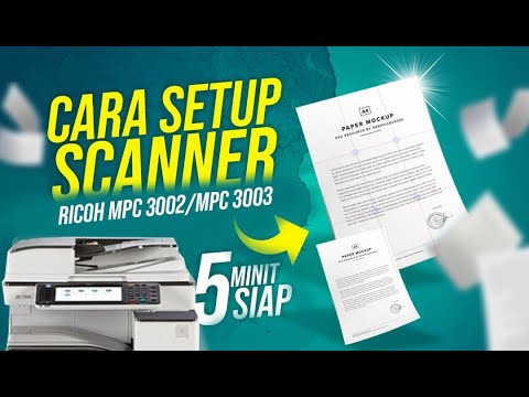 RICOH - CARA SETUP SCANNER RICOH MPC3002/MPC3003