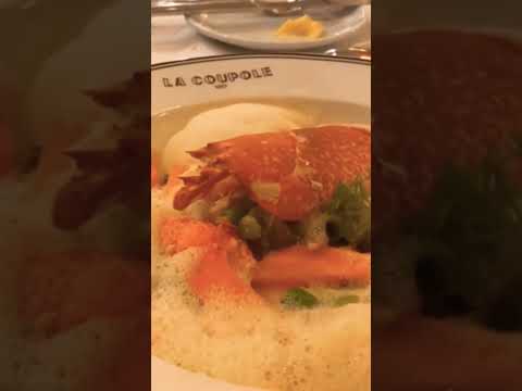 Paris La Coupole Oysters and Lobster Ravioli #paristravelvlog #foodies #parisianfood | Pete Renault