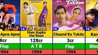 Salman Khan All Movies List || salman khan hits and flops movies list || Sikandar