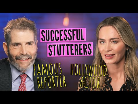 Emily Blunt and John Stossel: Stutterers