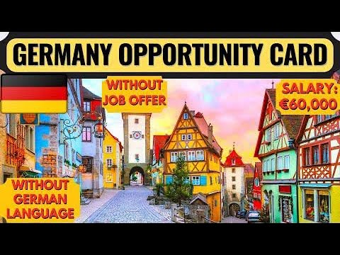 GERMANY OPPORTUNITY CARD||NEW GERMANY WORK VISA||GERMANY WORK PERMIT ||MOVE TO GERMANY WITHOUT A JOB