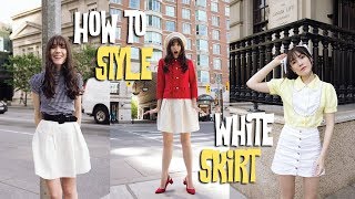 How To Style a White Skirt! | Carolina Pinglo