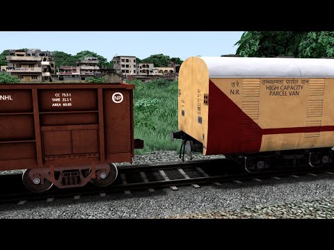 ICF PARCEL VAN COUPLING BOXN WAGON I BUMPY RAILROAD I Indian Train Simulator I Railworks 3