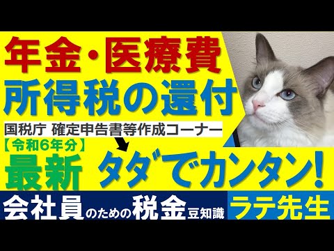 【所得税】年金生活者のための簡単な還付申告！/猫好き税理士