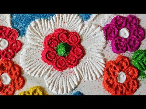 दररोज साठी अतिशय सुंदर रांगोळी daily weekly rangoli easy rangoli design