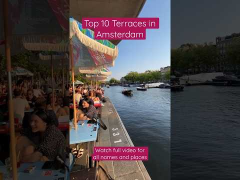 Top 10 Terraces in Amsterdam #shorts #amsterdam #terraces