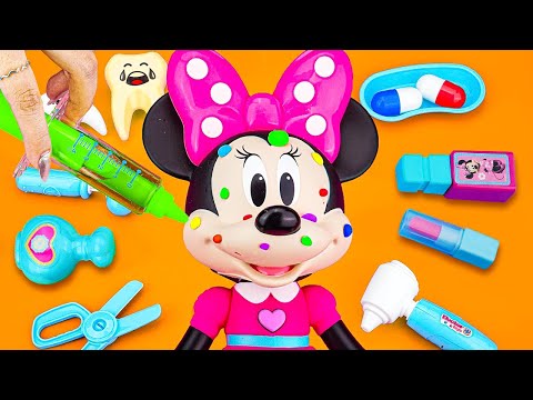 90 Minutes Satisfying with Unboxing Cute Pink Disney Minnie Mouse Makeup Toys | Review Toys ASMR