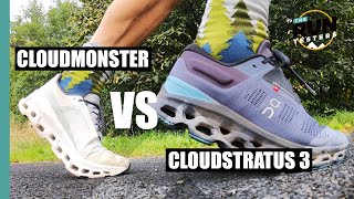 On Cloudstratus 3 vs On Cloudmonster: On's cushioned runners go head to head