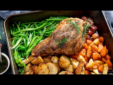 Irresistible one pan roast lamb recipe