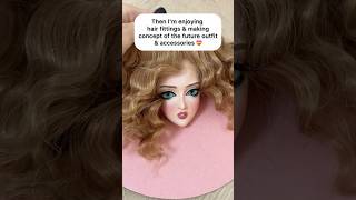 How to sculpt a doll💝 #dollartist #doll #dolls #sculpting #handmadedoll #art