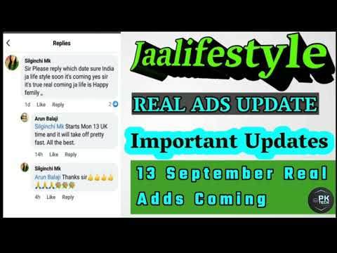 jaa lifestyle new update today| real ads big update | #jaalifestyle #letestnews #pkteck