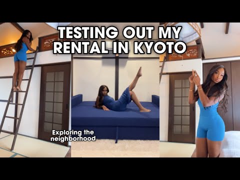 TESTING OUT MY FIRST RENTAL PROPERTY IN KYOTO JAPAN