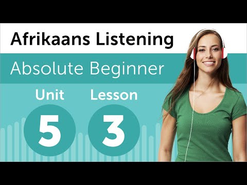 Learn Afrikaans | Listening Practice - Finding What You Need at a Department Store in South Africa