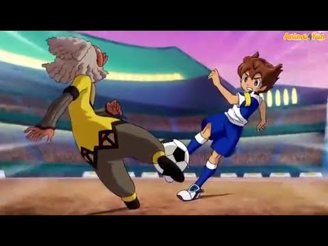 イナズマイレブンＧＯギャラクシー //【Inazuma Eleven Go Galaxy】アースイレブンとサンドリウスイレブンの試合。サンドリアスイレブンはラフプレーでアースイレブンを追い詰め続ける。