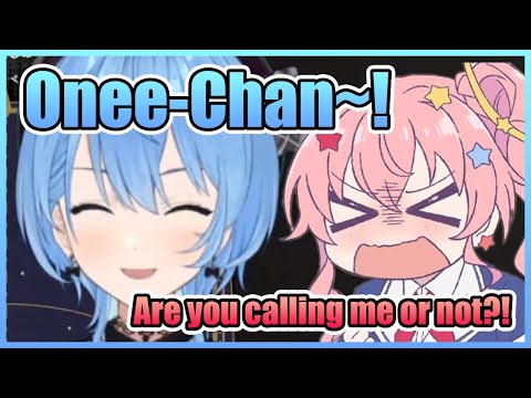 Suisei Kept Yelling Onee-Chan Out Loud and Confuses Anemachi IRL【Hololive】