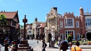 EPCOT World Showcase United Kingdom Pavilion 2023 Walkthrough in 4K | Walt Disney World Florida