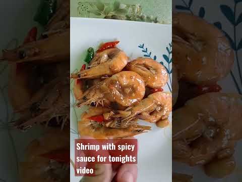 Shrimp with spicy sauce ala kent #shorts #youtubeshorts #instafood #foodies  #foodphotography