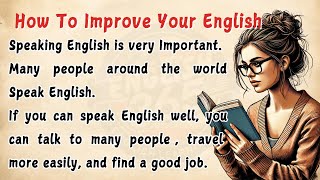 How To Improve Your English || Graded Reader || Learning English