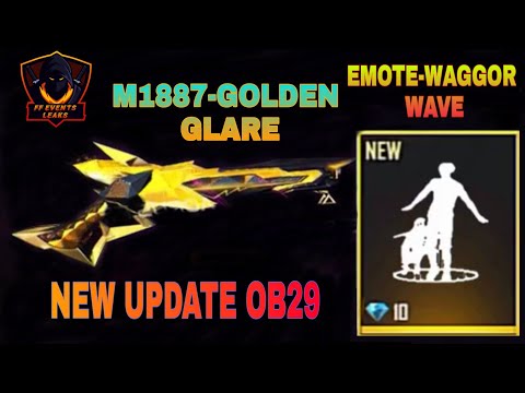 NEW M1887 SKIN 👽| LEGENDARY M1887 SKIN IN FREE FIRE | #ffeventsleaks #freefirearena #newm1887skin