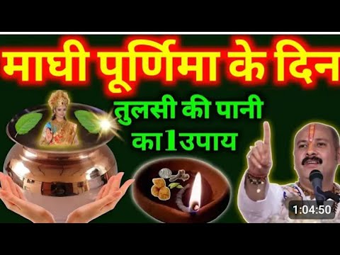 12 फरवरी माघ पूर्णिमा करे तुलसी की पानी का उपाय।magh purnima 2025।purnima 2025।purnima kab hai 2025