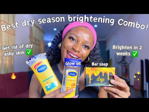 The best brightening & glowing combo to use now | body lotion, brightening bar soap & glow oil