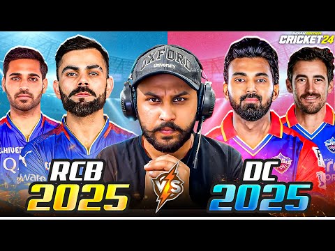 VIRAT KOHLI & BHUVI SHINES 🔥IPL 2025 🏆 RCB 🆚 DC - Cricket 24