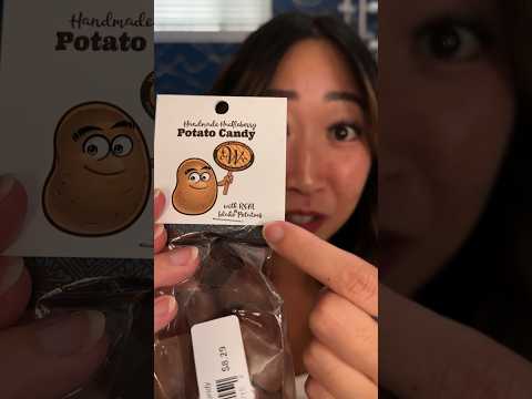 Trying potato chocolates! #candy #foodreview #potato #idaho #snackreview #chocolate #candybar