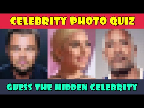 Guess the Celebrity Blurry Photo Challenge