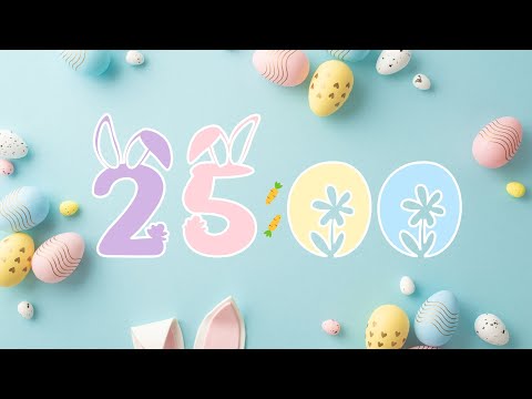 25 Minute Pastel Springtime Countdown Timer