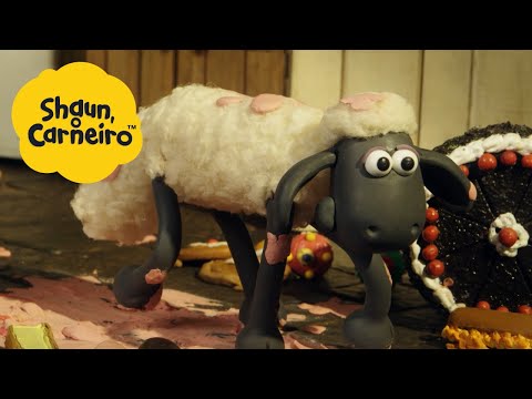 🐑Shaun, o Carneiro [Shaun the Sheep] Bolo para comida! 🐑 Hora Especial🐑| Cartoons Para Crianças