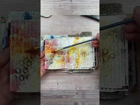 Full tutorial on my channel #shanoukiart #mixedmedia #artjournaling