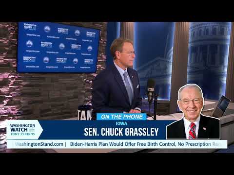 Grassley Joins Tony Perkins to Discuss Biden-Harris Endangerment of Unaccompanied Migrant Children