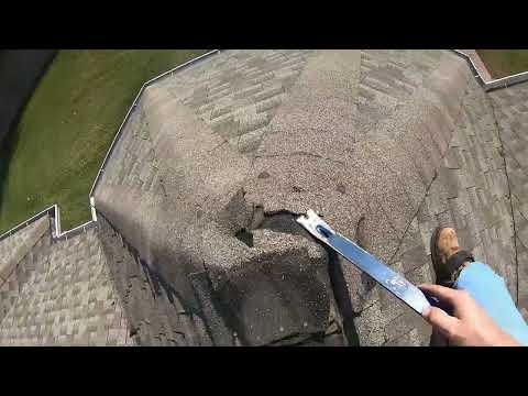 Roof Ridge Vent and Ridge Cap Repair