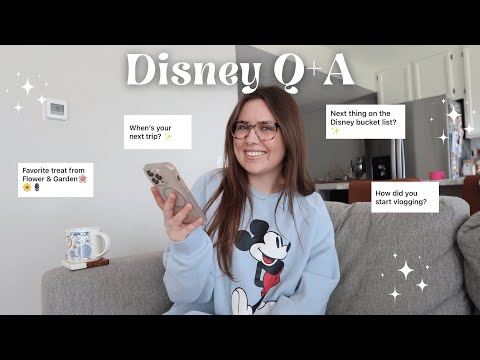 Disney World Q&A ✨🏰 answering your questions, my recent Disney trip, favorite eats, & vlogging tips!