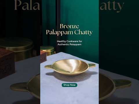 Authentic Palappam Made Easy | Bronze Palappam Chatty | Healthy Cookware | Mannar Craft