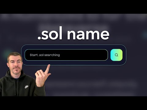 How to get .sol name