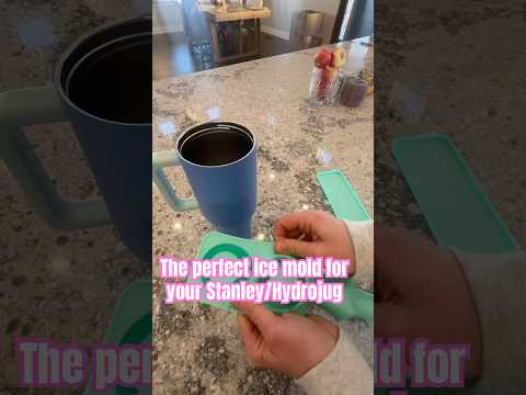 Ice mold for the Stanley/Hydrojug can be found on my TikTok showcase! #aesthetic #trending #tiktok