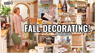 *FALL* HOME DECORATING & ORGANIZATION IDEAS!!🍂 2024 FALL DECORATE WITH ME | ORGANIZING & CLEANING