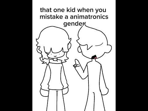 that one kid when you mistake a animatronics gender-#stara_kitss #edit #capcut #fnaf