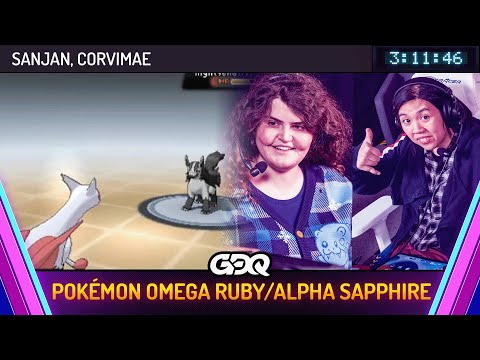 Pokémon Omega Ruby/Alpha Sapphire by Sanjan and Corvimae in 3:11:46 - Awesome Games Done Quick 2025